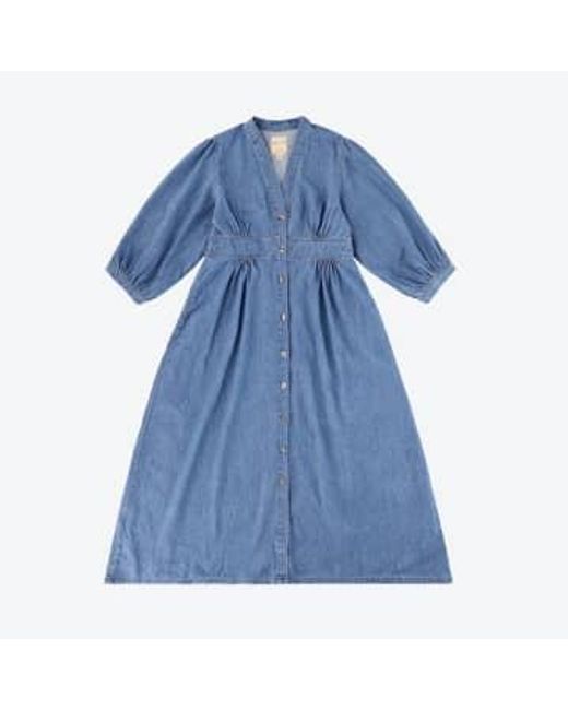 seventy + mochi Blue Audrey Dress