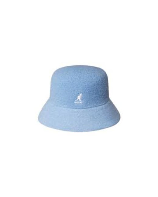 Kangol Blue Bermuda Bucket Hat Glacier Large