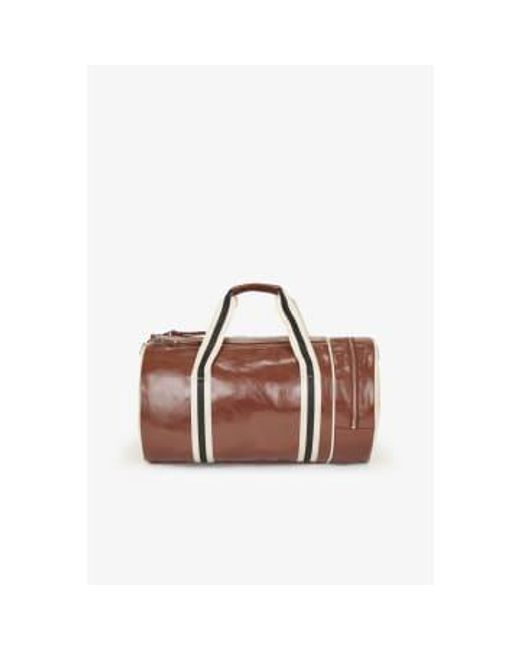 Fred Perry Brown Classic Barrel Bag One Size for men