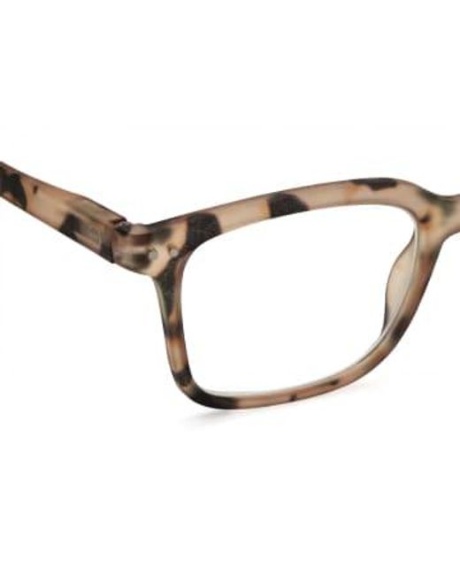 Izipizi Metallic Light Tortoise Style L Reading Glasses for men