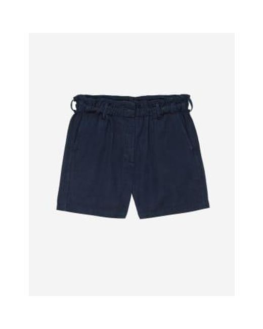 Rails Blue Monte relaxed shorts mit elastischer taille, größe: l, farbe: marineblau