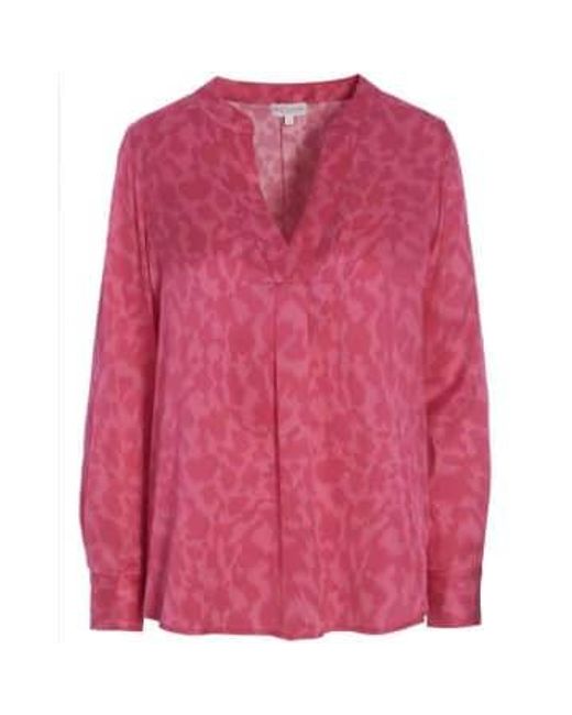 Dea Kudibal Pink Santena Silk Shirt Animal Xs