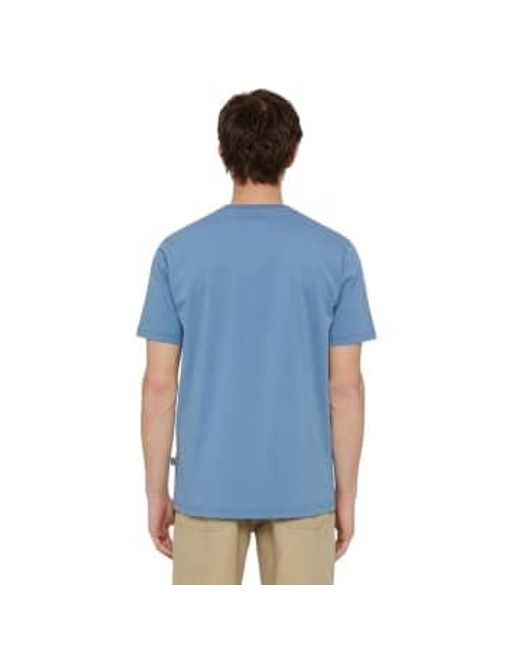 Dickies Blue T-shirt Mapleton Uomo Coronet S for men