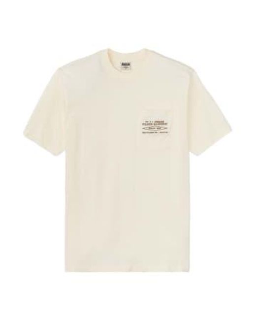 Filson White T-shirt Embroidered Pocket Uomo Off Diamond S for men
