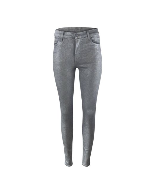Silver Maria High Rise Jeans ajustados de J Brand de color Gris | Lyst