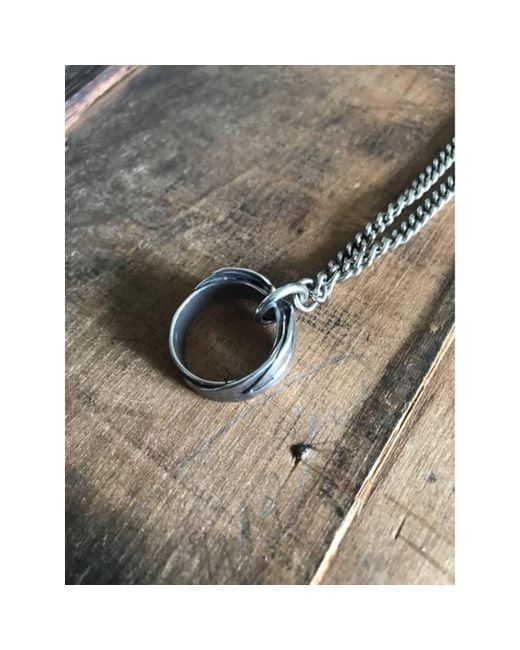 Goti 925 Oxidised Silver Necklace Cn 2114 in Metallic Lyst UK