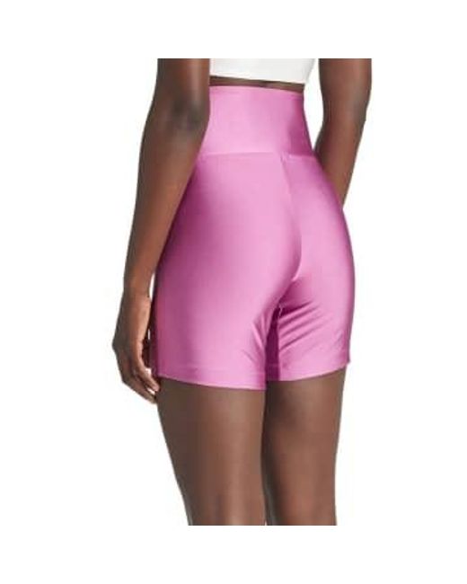 Adidas Pink Sepuli Originals Fashion 3 Stripes Spandex Cycling Shorts M