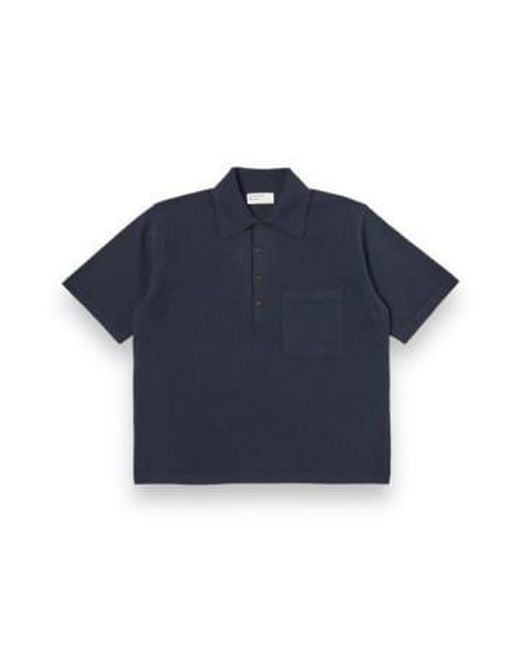 Pullover tricot chemise eco cotton 30453 Universal Works pour homme en coloris Blue