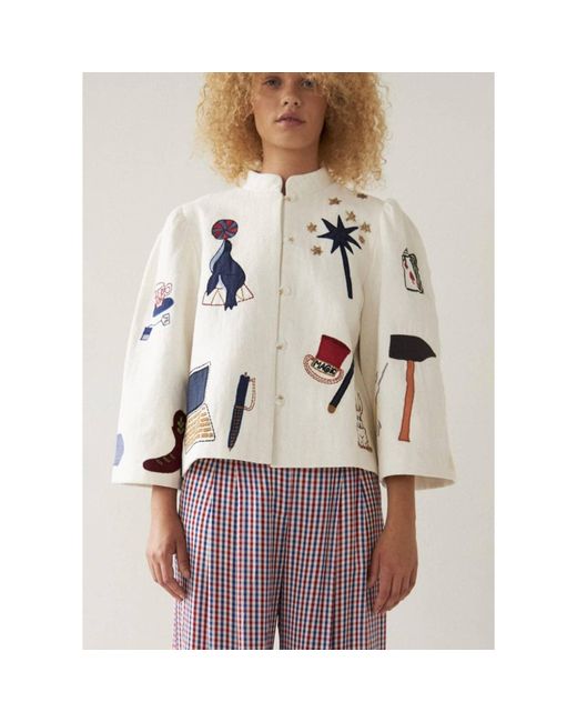 Quilted Handcrafted Circus Jacket di Stella Nova in Multicolor
