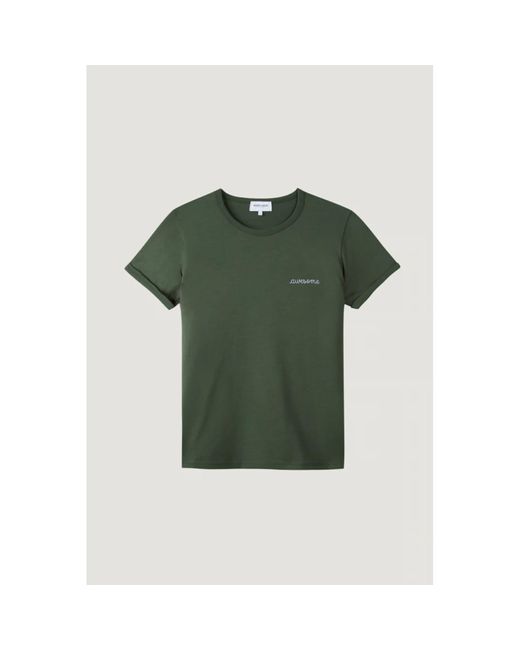 MaisonLabiche Poitou Awesome T-shirt in Green | Lyst