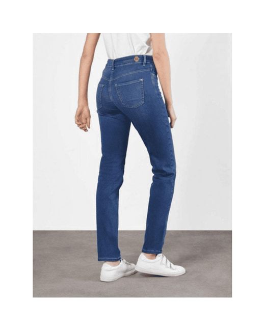 Mac Jeans Mac Dream 5401 Jeans Straight Leg D569 0355l Mid Blue Authentic |  Lyst