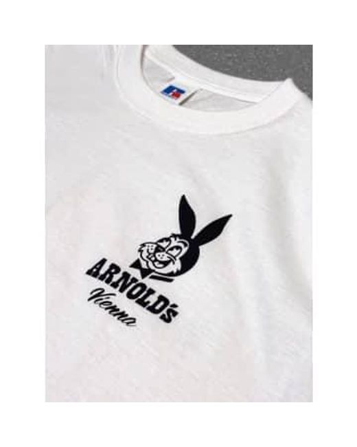 ARNOLD's White Bunny T-shirt Navy for men