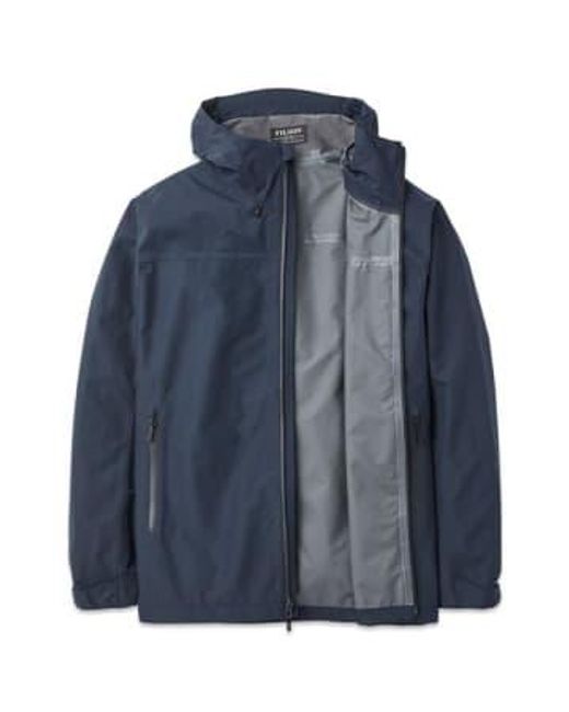 Filson Blue Swiftwater Rain Jacket Dark for men