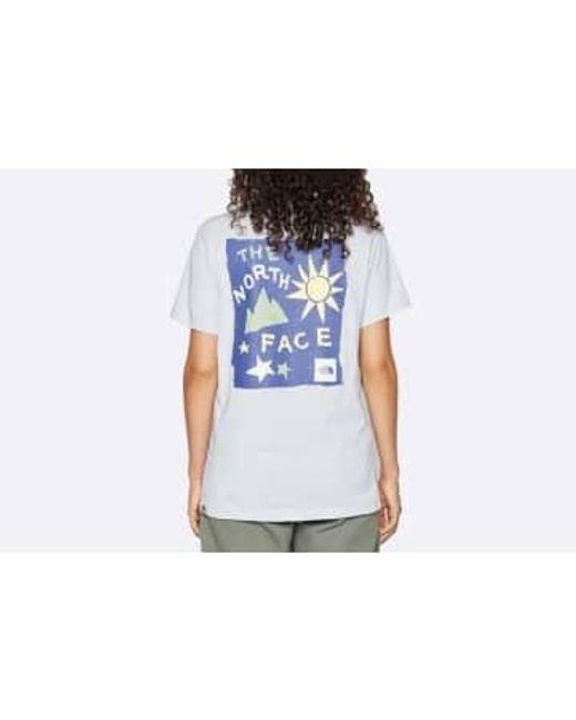W sun and stars tee The North Face en coloris White