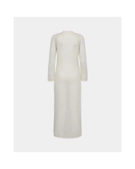 Long Knitted Dress Off di Sofie Schnoor in White