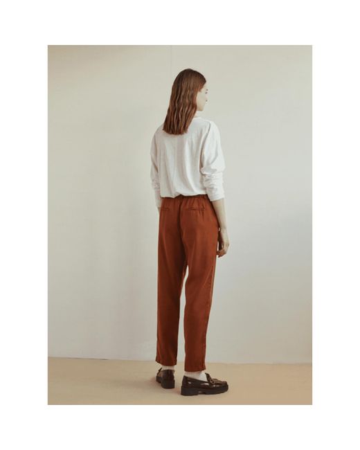 Yerse Guillem Trousers in Brown | Lyst