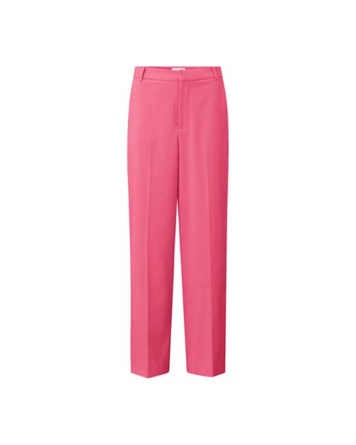 Pantalon rose punch rose Yaya en coloris Pink