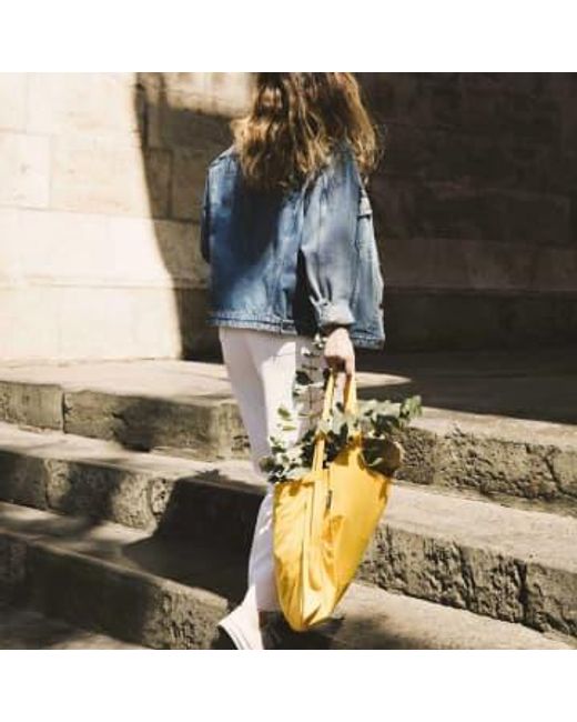 NOTABAG Yellow Shopper Backpack – Golden Cotton