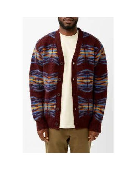 Howlin' By Morrison Red Bordeaux Out Of This World Knit Cardigan / S