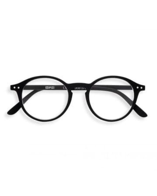 D lecture lunettes lecture noire Izipizi pour homme en coloris Black