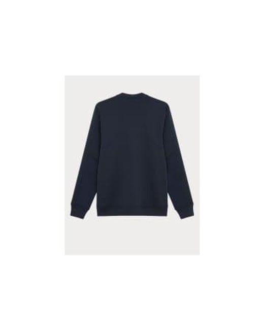 Paul Smith Blue Nylon Pocket Detail Plain Sweatshirt Col: 49 Dark for men