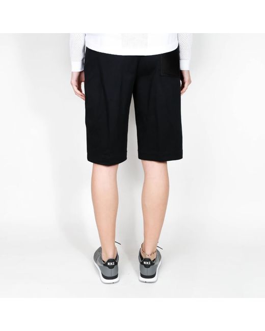 tech fleece shorts black
