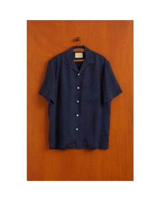 Portuguese Flannel Blue Dogtown Shirt for men