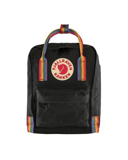 black rainbow backpack