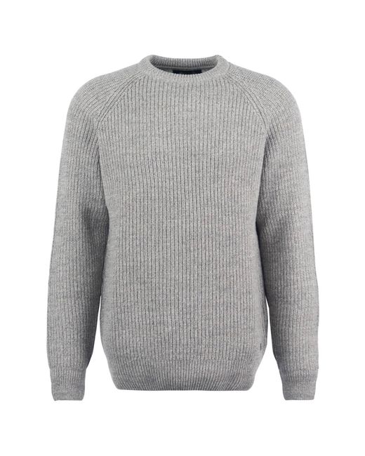 Horseford Crew Neck Wool Pull Stone Barbour pour homme en coloris Gray