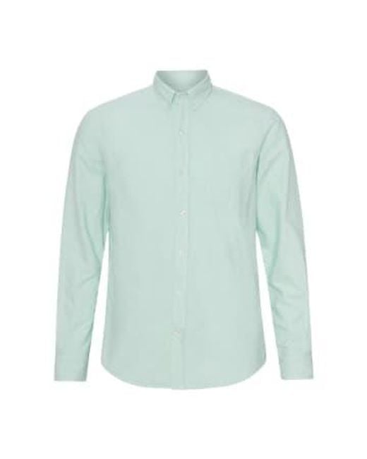 COLORFUL STANDARD Green Organic Button Down Oxford Shirt Light / M for men