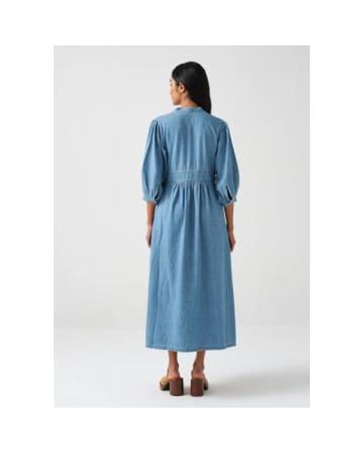 seventy + mochi Blue Seventy & Mochi Audrey Dress