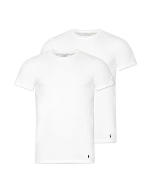 Ralph Lauren 2 Pack T-shirt in White Men |