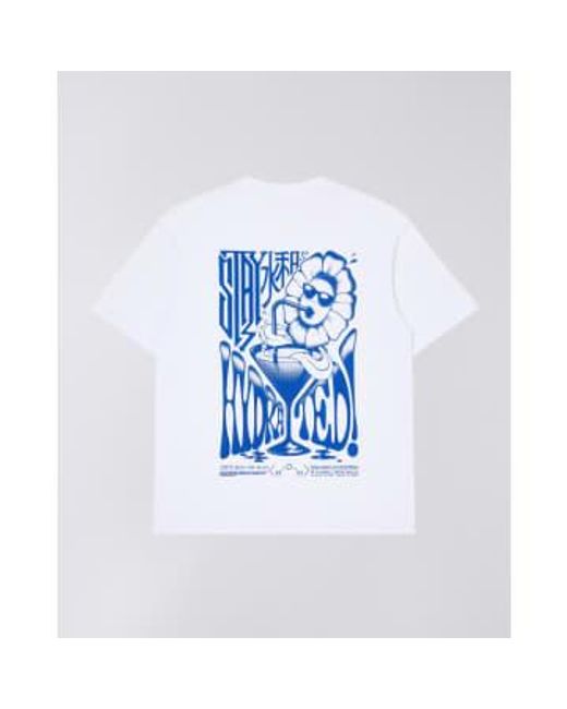 Edwin Blue Stay Hydrated T-shirt Small for men