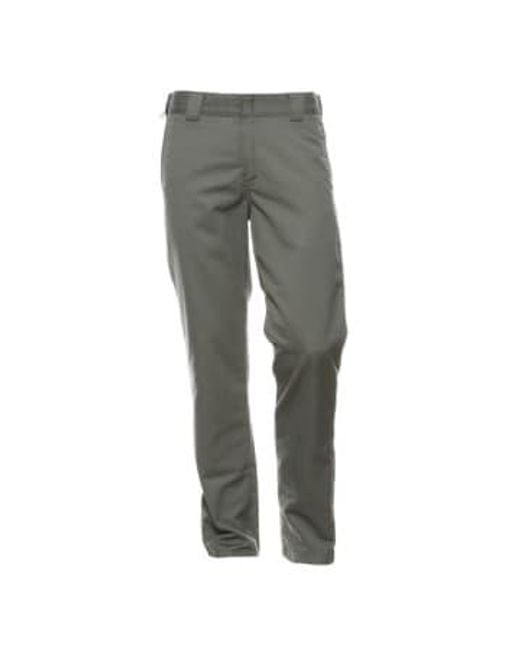 Pants For Man I020074 Green di Carhartt in Gray da Uomo
