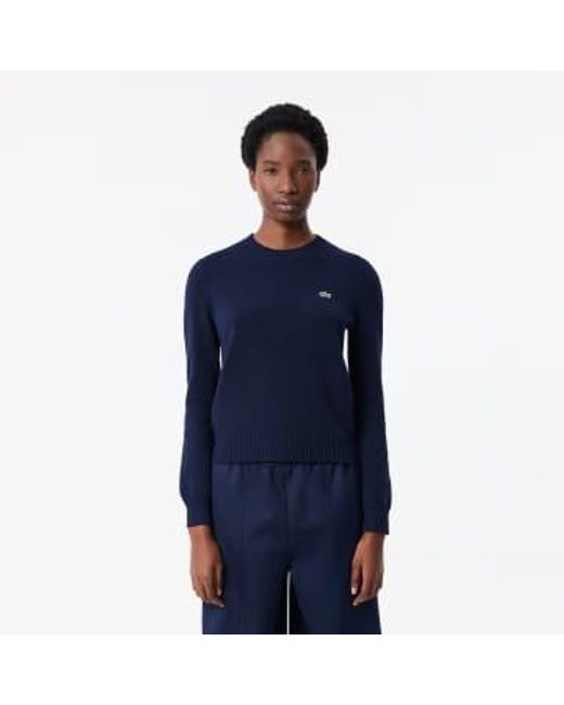 Jersey lacoste azul marino shop