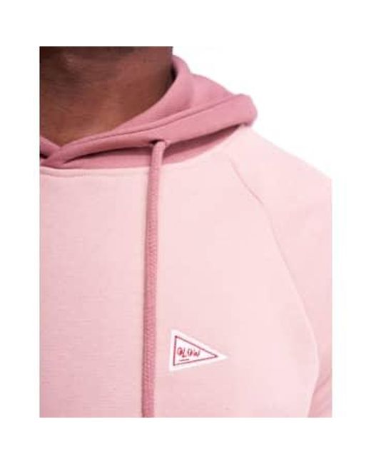 Olow Sweatshirt hoodie capuche wagga in Pink für Herren