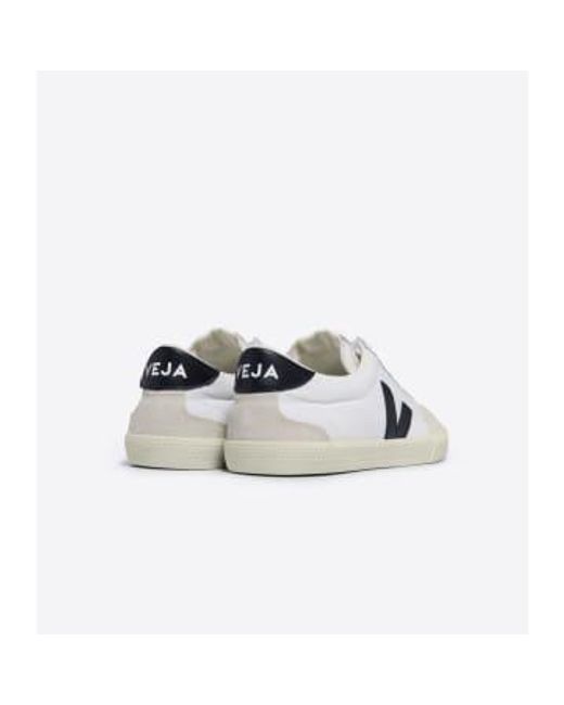 And Black Canvas Volley Shoes Unisex di Veja in White