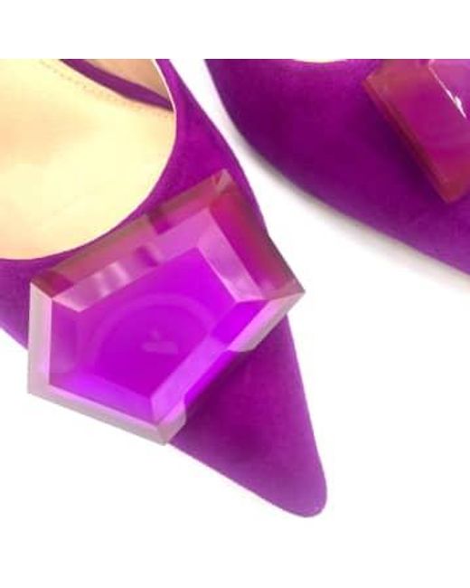 Zapato "Bravo" Lola Cruz de color Purple