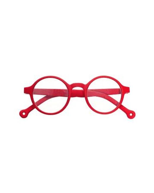 Parafina Red Eco Friendly Reading Glasses Jucar Rubber for men