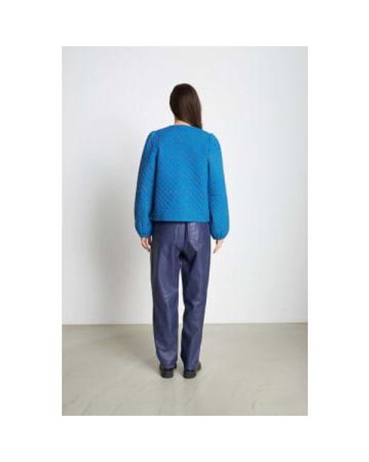 Stella Nova Fernande Quilted Cotton Jacket Blue 38