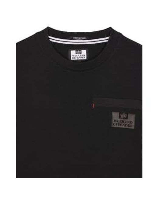 Koekohe Technical T Shirt In di Weekend Offender in Black da Uomo