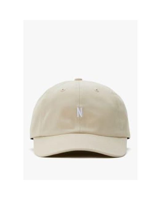 Norse Projects Natural S Twill Sports Cap for men