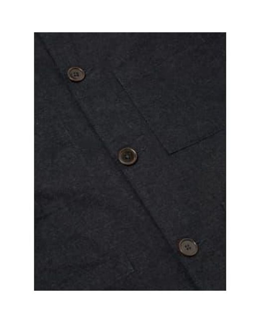 Coverall Jacket Charcoal di Universal Works in Black da Uomo