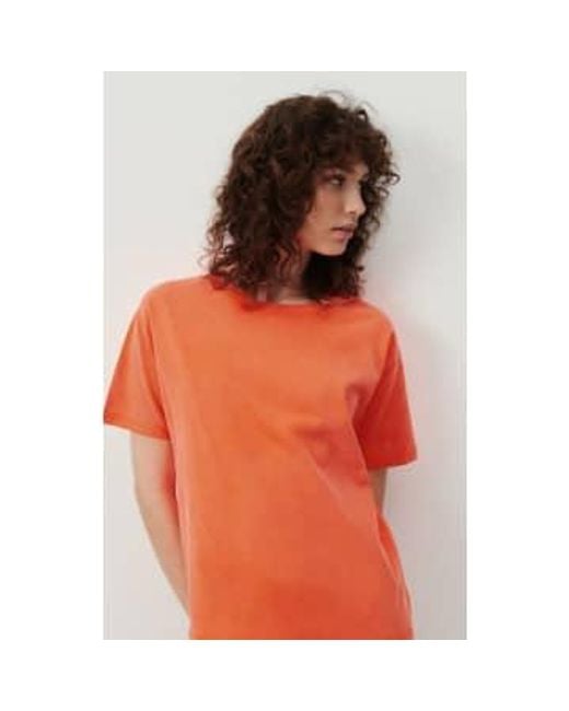 Camiseta Fizvalley American Vintage de color Orange