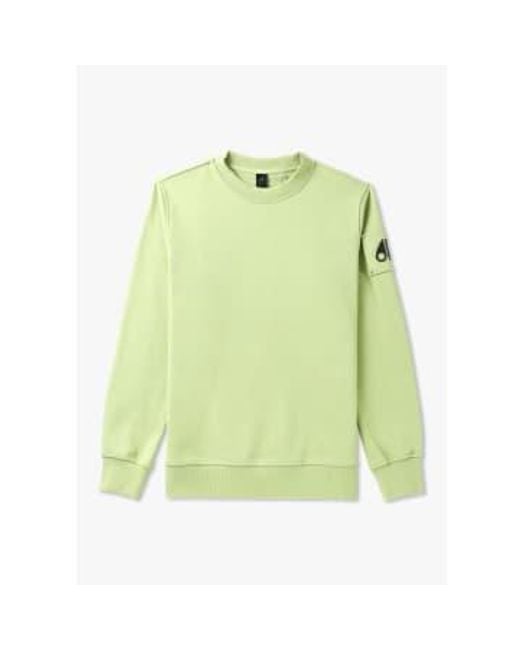 Moose Knuckles Green S Hartsfield Crew Sweatshirt for men