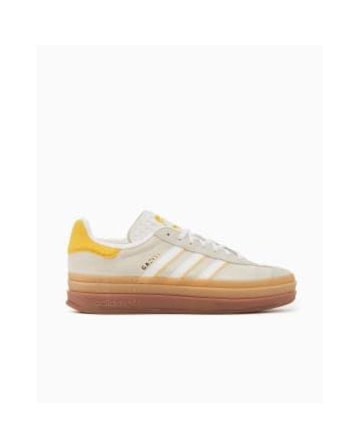 Gazelle bold ih9929 ivory / footwear / bold gold Adidas de hombre de color White