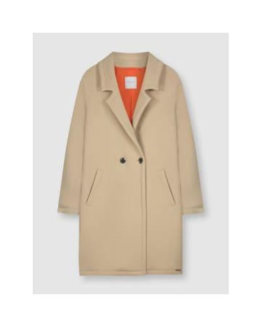 Rino & Pelle Natural Warm Sand Danja Double Breasted Coat