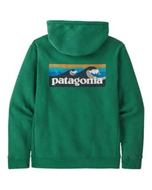 Logotipo boardshort uprisal capucha recolectada ver Patagonia de hombre de color Green