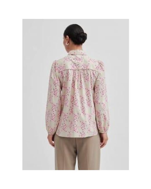 Claud Shirt Begonia di Second Female in Pink