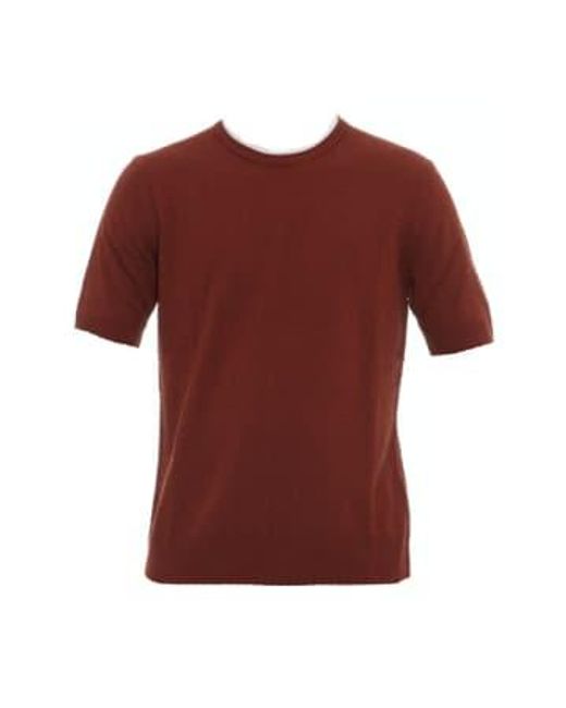 GALLIA Red T-shirt Lm U7150 019 York 50 for men